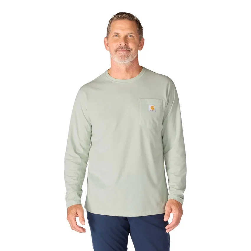 Ανδρικό μακρυμάνικο T-shirt με μανίκια Force και ιδιότητες απομάκρυνσης υγρασίας