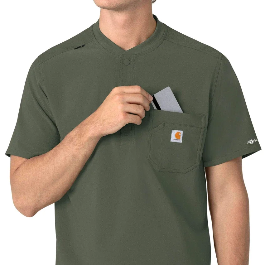 Ανδρικό μπλουζάκι Henley Force Cross-Flex