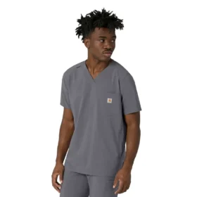 Ανδρικό μπλουζάκι νοσηλευτικής με V-neck Force Cross-Flex