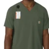 Ανδρικό μπλουζάκι νοσηλευτικής με V-neck Force Cross-Flex