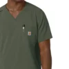 Ανδρικό μπλουζάκι νοσηλευτικής με V-neck Force Cross-Flex