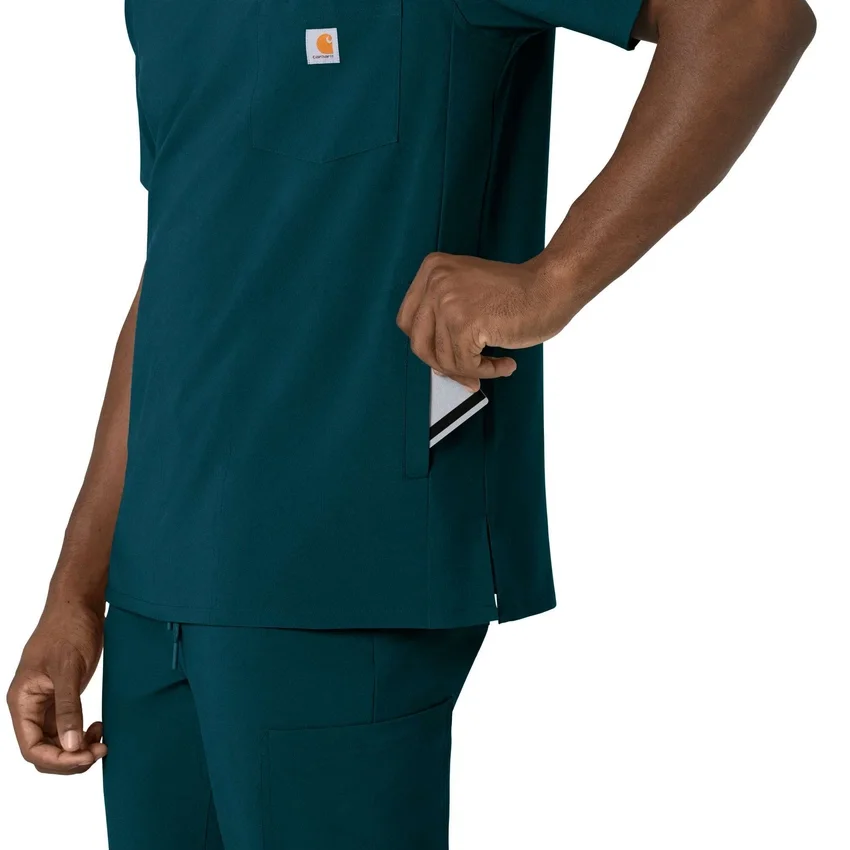 Ανδρικό μπλουζάκι νοσηλευτικής με V-neck Force Cross-Flex
