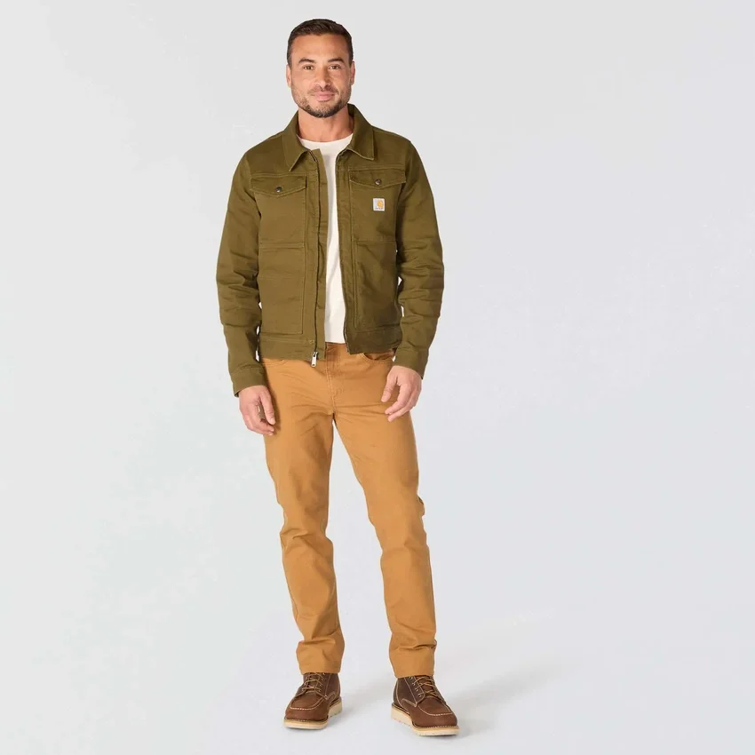 Ανδρικό μπουφάν Berwick από Duck Canvas με χαλαρή εφαρμογή Rugged Flex