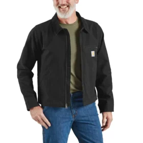 Ανδρικό μπουφάν «Detroit Jacket» από καμβά πάπιας με ανασχεδιασμένη χαλαρή εφαρμογή