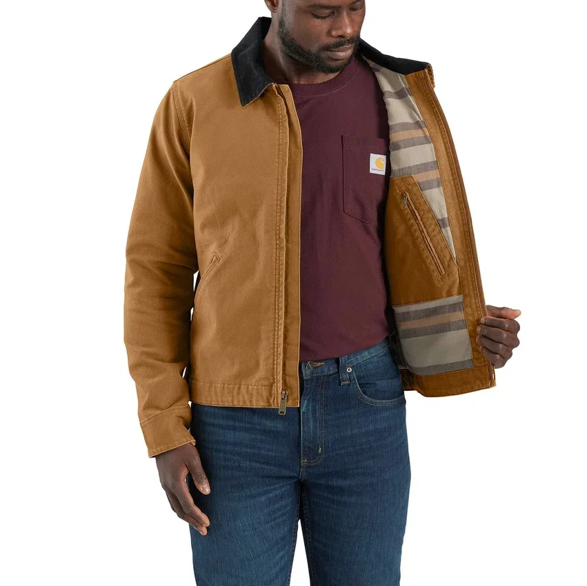 Ανδρικό μπουφάν «Detroit Jacket» από καμβά πάπιας με ανασχεδιασμένη χαλαρή εφαρμογή