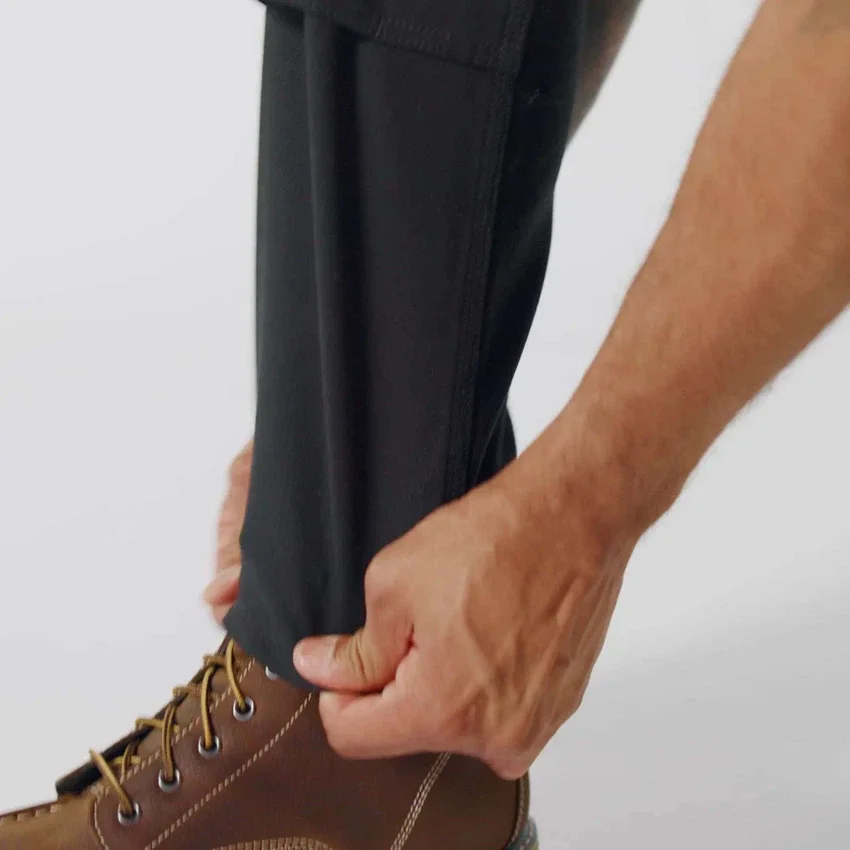 Ανδρικό παντελόνι εργασίας Slim Tapered Rugged Flex Duck με διπλά γόνατα