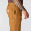 Ανδρικό παντελόνι εργασίας Slim Tapered Rugged Flex Duck με διπλά γόνατα