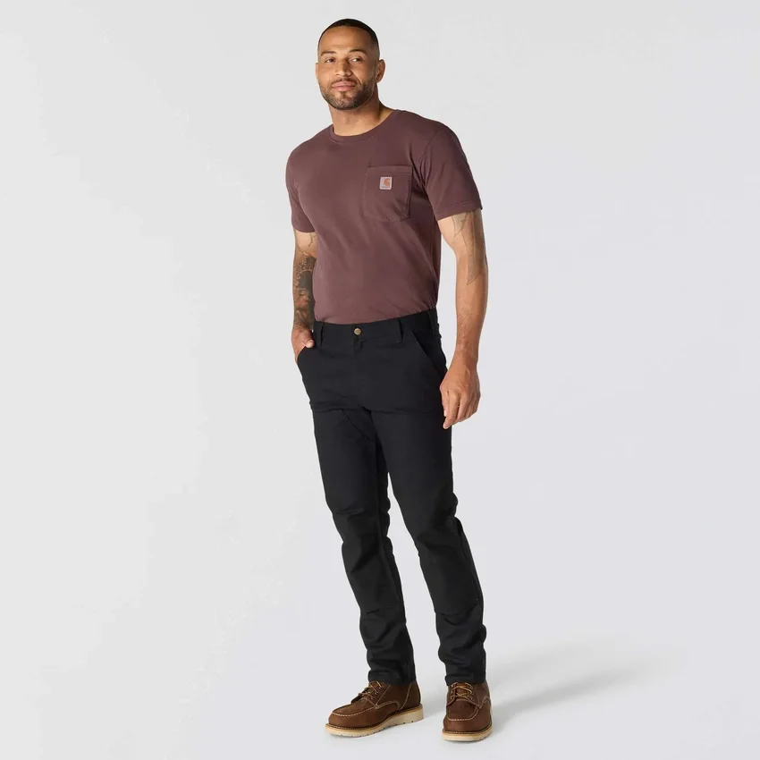 Ανδρικό παντελόνι εργασίας Slim Tapered Rugged Flex Duck με διπλά γόνατα