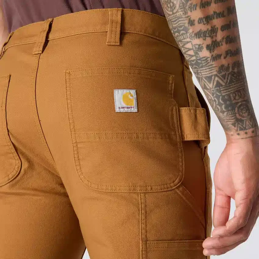 Ανδρικό παντελόνι εργασίας Slim Tapered Rugged Flex Duck με διπλά γόνατα