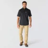 Ανδρικό πουκάμισο Force Sun Defender™ Chambray με χαλαρή εφαρμογή και κοντά μανίκια - Πουκάμισα με αντηλιακή προστασία