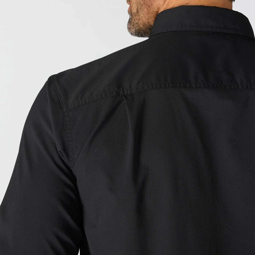 Ανδρικό πουκάμισο Force Sun Defender™ Chambray με χαλαρή εφαρμογή και κοντά μανίκια - Πουκάμισα με αντηλιακή προστασία