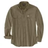 Ανδρικό πουκάμισο Force Sun Defender™ Chambray με χαλαρή εφαρμογή και μακριά μανίκια - Πουκάμισα με αντηλιακή προστασία