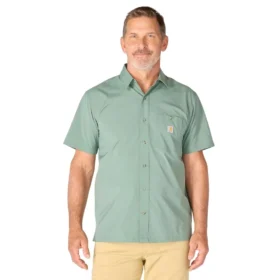 Ανδρικό πουκάμισο Force Sun Defender™ με χαλαρή εφαρμογή και κοντά μανίκια - Πουκάμισα με αντηλιακή προστασία
