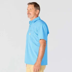 Ανδρικό πουκάμισο Force Sun Defender™ με χαλαρή εφαρμογή και κοντά μανίκια – Πουκάμισα με αντηλιακή προστασία