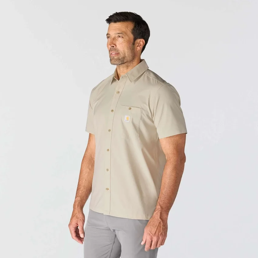 Ανδρικό πουκάμισο Force Sun Defender™ με χαλαρή εφαρμογή και κοντά μανίκια - Πουκάμισα με αντηλιακή προστασία