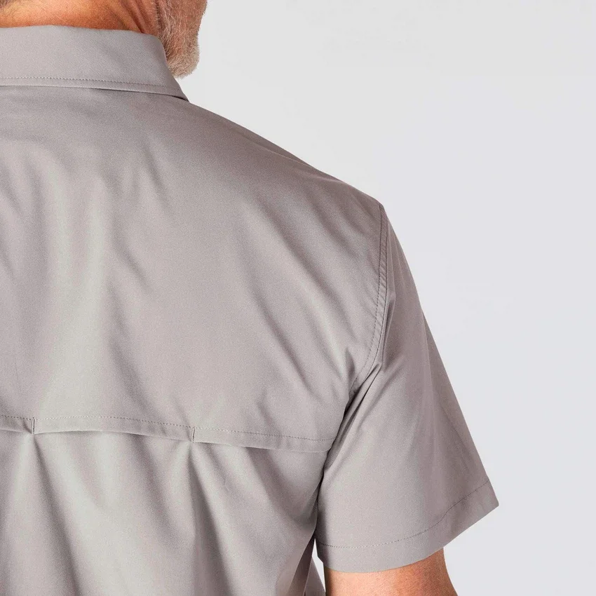 Ανδρικό πουκάμισο Force Sun Defender™ με χαλαρή εφαρμογή και κοντά μανίκια - Πουκάμισα με αντηλιακή προστασία