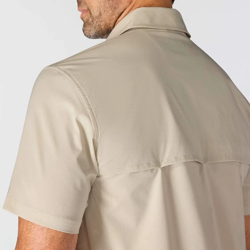 Ανδρικό πουκάμισο Force Sun Defender™ με χαλαρή εφαρμογή και κοντά μανίκια - Πουκάμισα με αντηλιακή προστασία