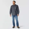 Ανδρικό πουκάμισο Fr Force Sun Defender™ με μακριά μανίκια και καρό μοτίβο - Πουκάμισα με αντηλιακή προστασία