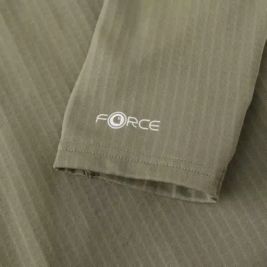 Ανδρικό πουλόβερ Force με φόδρα από φλις και μηχανισμό απορρόφησης υγρασίας, με μισό φερμουάρ