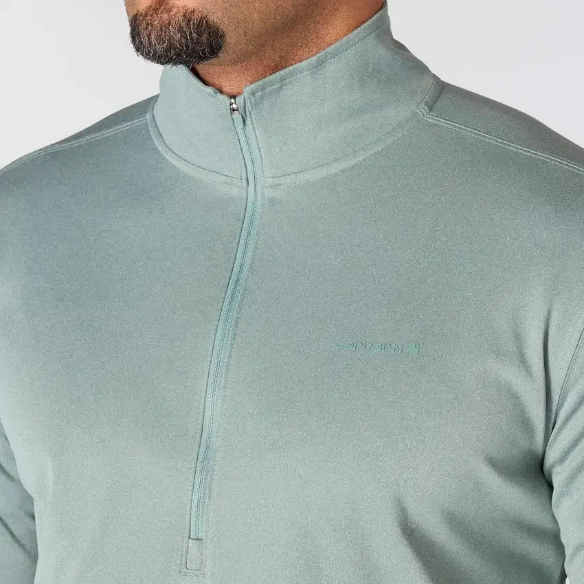 Ανδρικό πουλόβερ Force Sun Defender UPF 50+ με μισό φερμουάρ και τεχνολογία απομάκρυνσης υγρασίας - Πουκάμισα αντηλιακής προστασίας