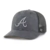 Atlanta Braves '47 Βαμμένο καπέλο Trucker, χαλαρή εφαρμογή