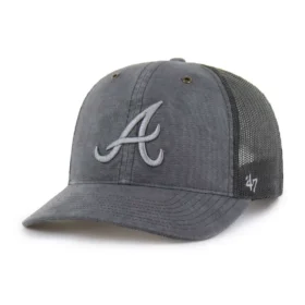 Atlanta Braves '47 Βαμμένο καπέλο Trucker, χαλαρή εφαρμογή