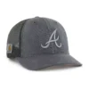 Atlanta Braves '47 Βαμμένο καπέλο Trucker, χαλαρή εφαρμογή