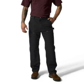Carhartt B01 Ανδρικό εμβληματικό παντελόνι εργασίας με φαρδιά εφαρμογή, από ανθεκτικό βαμβακερό ύφασμα και διπλά επιγονατίδια