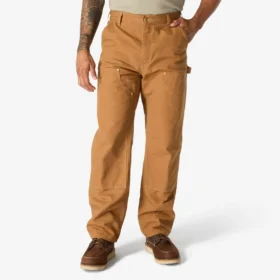 Carhartt B01 Ανδρικό εμβληματικό παντελόνι εργασίας με φαρδιά εφαρμογή, από ανθεκτικό βαμβακερό ύφασμα και διπλά επιγονατίδια