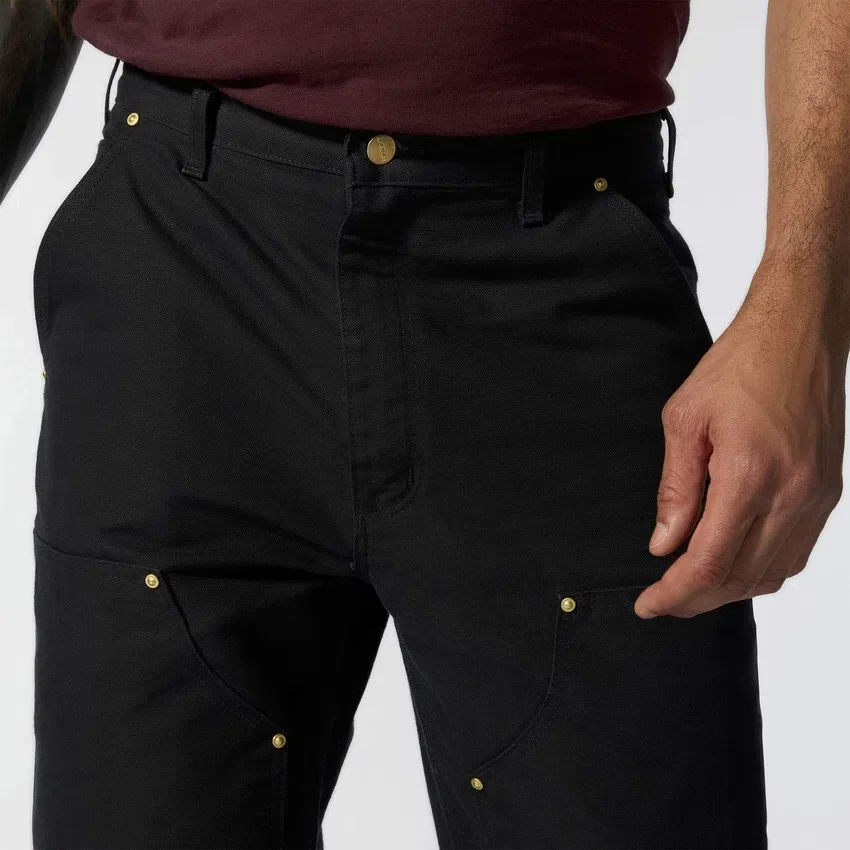 Carhartt B01 Ανδρικό εμβληματικό παντελόνι εργασίας με φαρδιά εφαρμογή, από ανθεκτικό βαμβακερό ύφασμα και διπλά επιγονατίδια