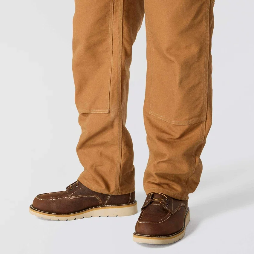 Carhartt B01 Ανδρικό εμβληματικό παντελόνι εργασίας με φαρδιά εφαρμογή, από ανθεκτικό βαμβακερό ύφασμα και διπλά επιγονατίδια