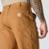 Carhartt B01 Ανδρικό εμβληματικό παντελόνι εργασίας με φαρδιά εφαρμογή, από ανθεκτικό βαμβακερό ύφασμα και διπλά επιγονατίδια