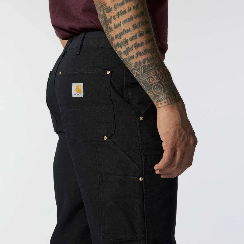 Carhartt B01 Ανδρικό εμβληματικό παντελόνι εργασίας με φαρδιά εφαρμογή, από ανθεκτικό βαμβακερό ύφασμα και διπλά επιγονατίδια