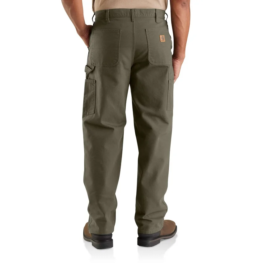 Carhartt B11 Ανδρικά φαρδιά, ίσια, πλυμένα παντελόνια εργασίας από καμβά