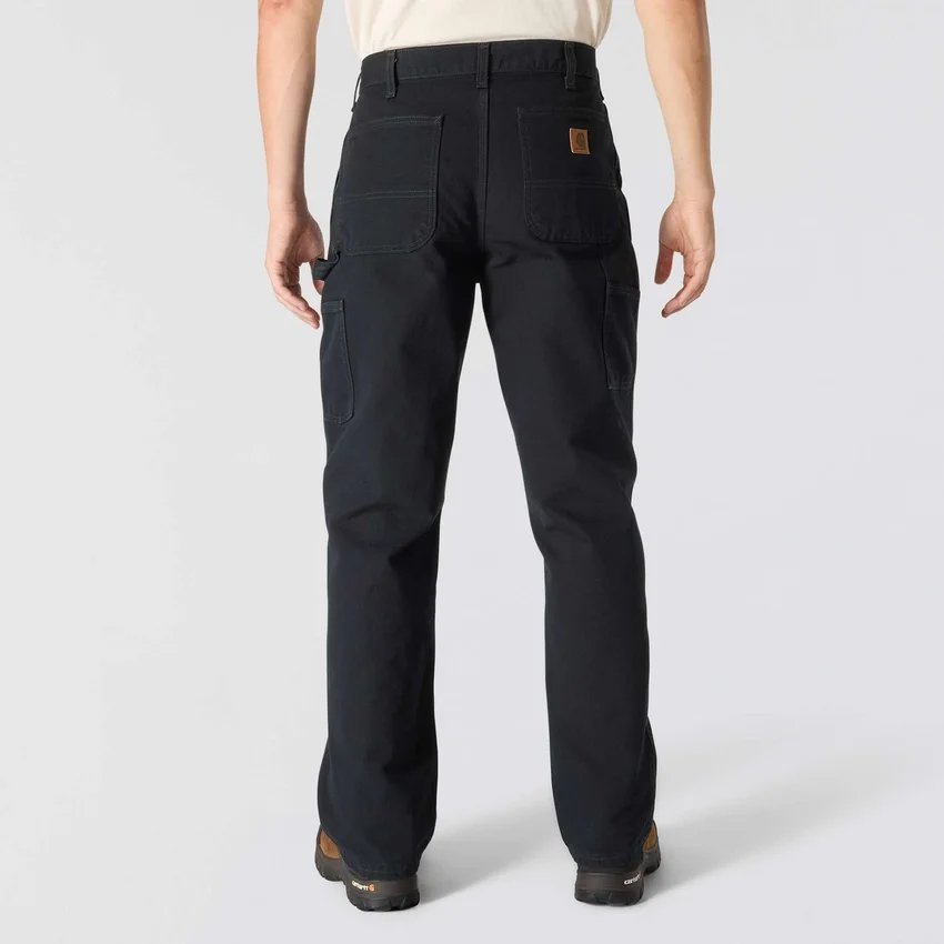 Carhartt B11 Ανδρικά φαρδιά, ίσια, πλυμένα παντελόνια εργασίας από καμβά
