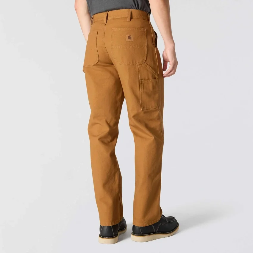 Carhartt B11 Ανδρικά φαρδιά, ίσια, πλυμένα παντελόνια εργασίας από καμβά