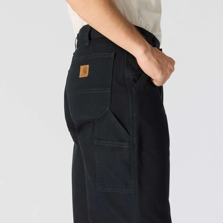 Carhartt B11 Ανδρικά φαρδιά, ίσια, πλυμένα παντελόνια εργασίας από καμβά