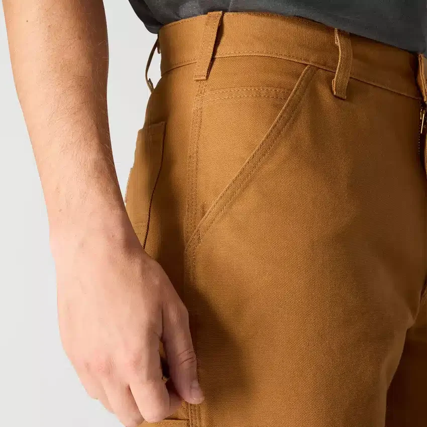 Carhartt B11 Ανδρικά φαρδιά, ίσια, πλυμένα παντελόνια εργασίας από καμβά