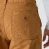 Carhartt B111 Ανδρικό φαρδύ, ίσιο, πλυμένο παντελόνι εργασίας από καμβά με φόδρα