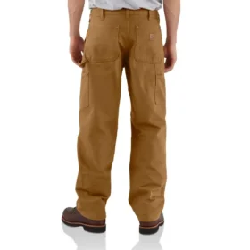 Carhartt B136 Ανδρικά φαρδιά, ίσια, πλυμένα παντελόνια ξυλουργού από καμβά με διπλά γόνατα