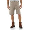 Carhartt B147 Ανδρικά βαμβακερά σορτς εργασίας από καμβά με φαρδιά εφαρμογή