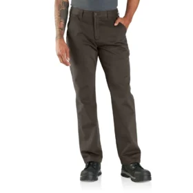 Carhartt B324 Ανδρικό παντελόνι εργασίας χαλαρής εφαρμογής με ίσια γραμμή από τβίλ
