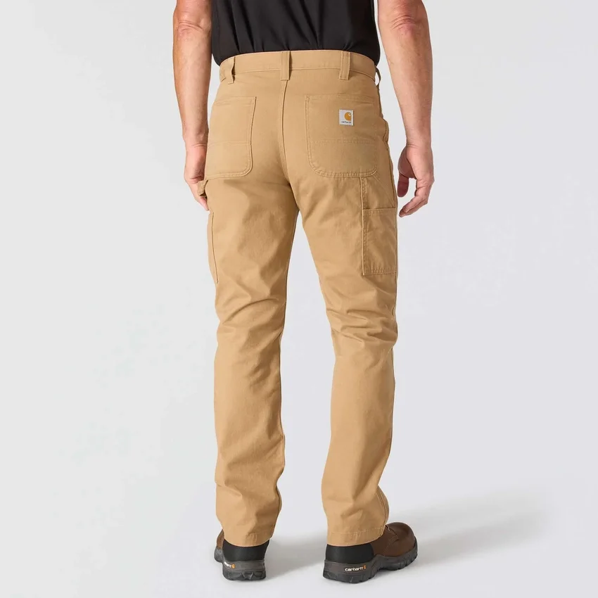 Carhartt B324 Ανδρικό παντελόνι εργασίας χαλαρής εφαρμογής με ίσια γραμμή από τβίλ