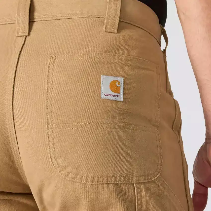 Carhartt B324 Ανδρικό παντελόνι εργασίας χαλαρής εφαρμογής με ίσια γραμμή από τβίλ