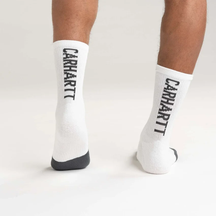 Carhartt Force® Κοντές κάλτσες με λογότυπο, μεσαίου βάρους, σε συσκευασία των 3