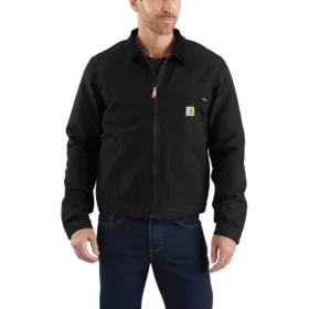 Carhartt J01 Ανδρικό μπουφάν Detroit Jacket με επένδυση από την εμβληματική κουβέρτα Duck