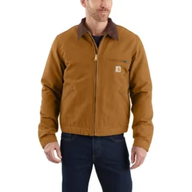 Carhartt J01 Ανδρικό μπουφάν Detroit Jacket με επένδυση από την εμβληματική κουβέρτα Duck