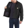 Carhartt J01 Ανδρικό μπουφάν Detroit Jacket με επένδυση από την εμβληματική κουβέρτα Duck