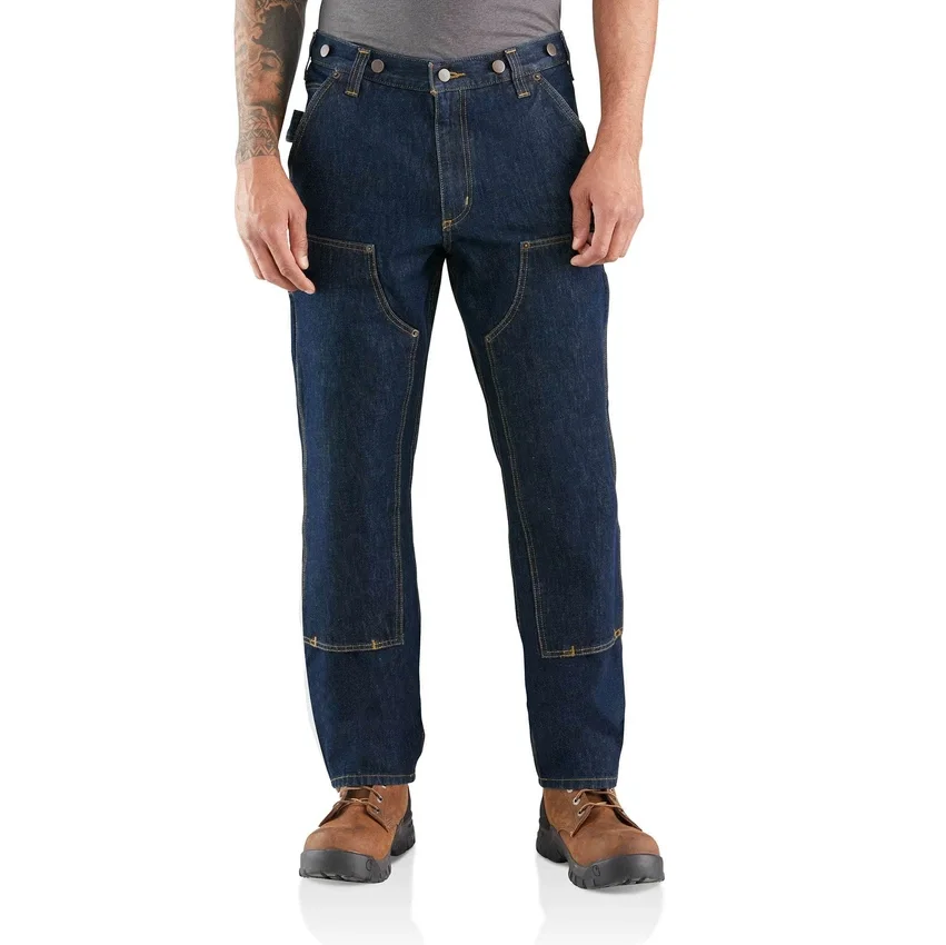 Χαλαρά, ίσια τζιν Logger με ενίσχυση στα γόνατα Rugged Flex® - Τζιν εργασίας