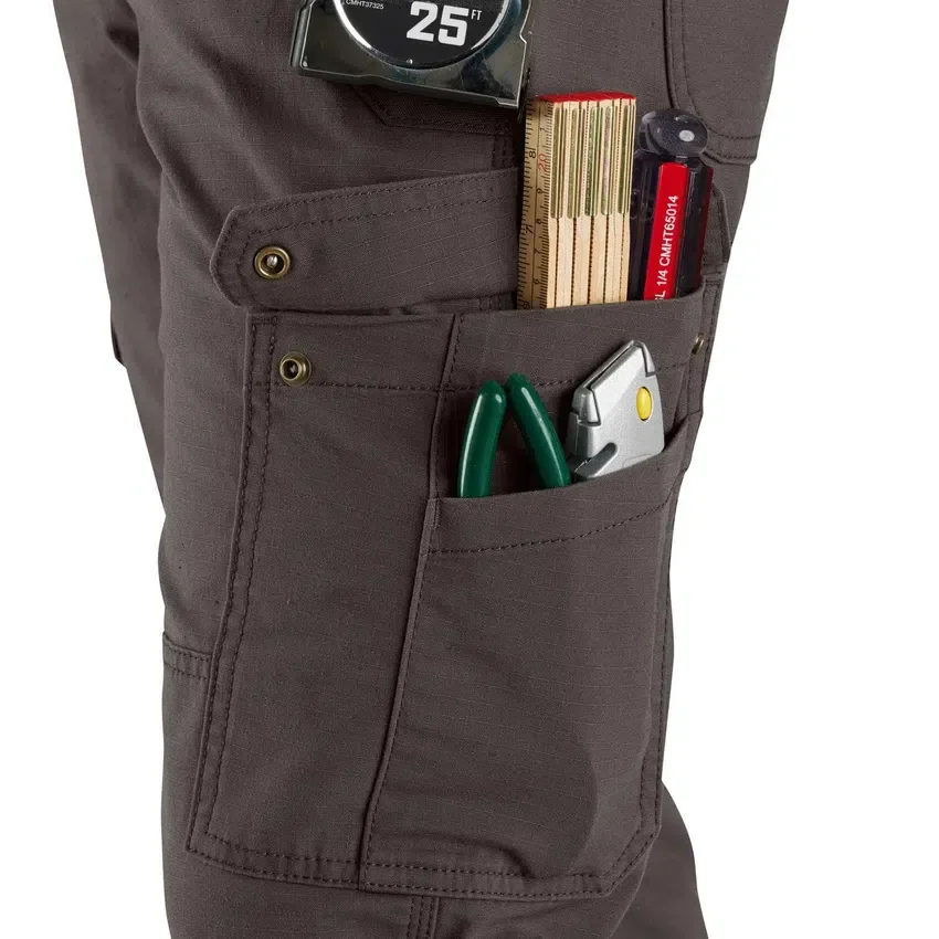 Χαλαρό, ίσιο παντελόνι cargo με Double Knee Pant από Ripstop - Παντελόνι εργασίας